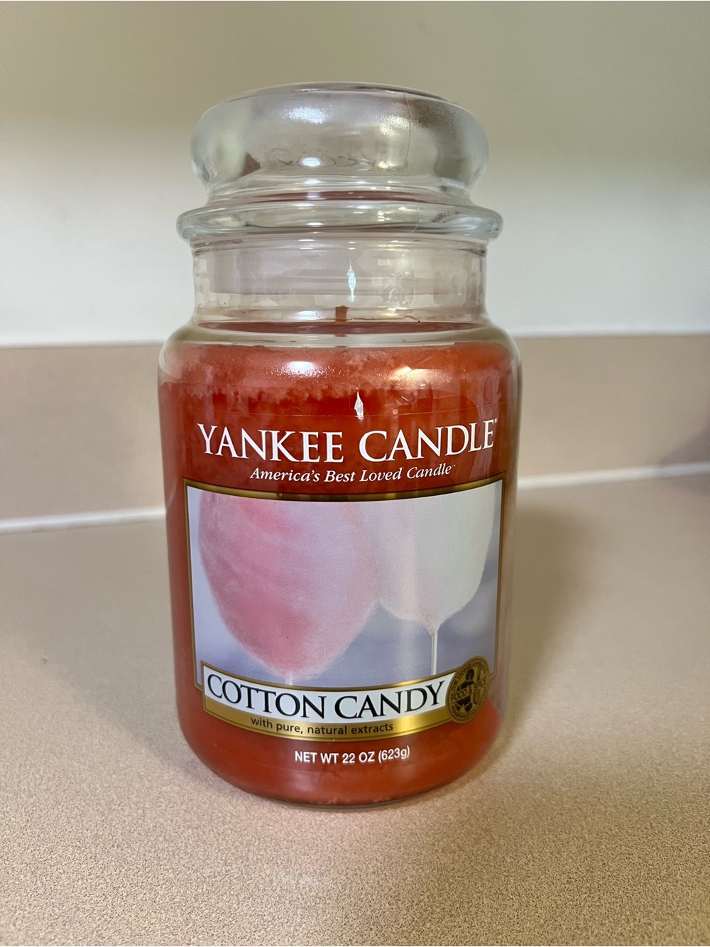 Yankee Candle Cotton Candy Large Jar Candle